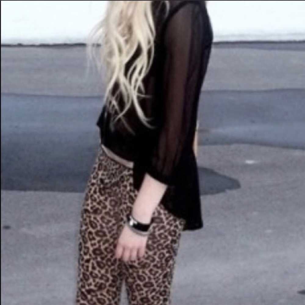 Plus size Leopard print leggings